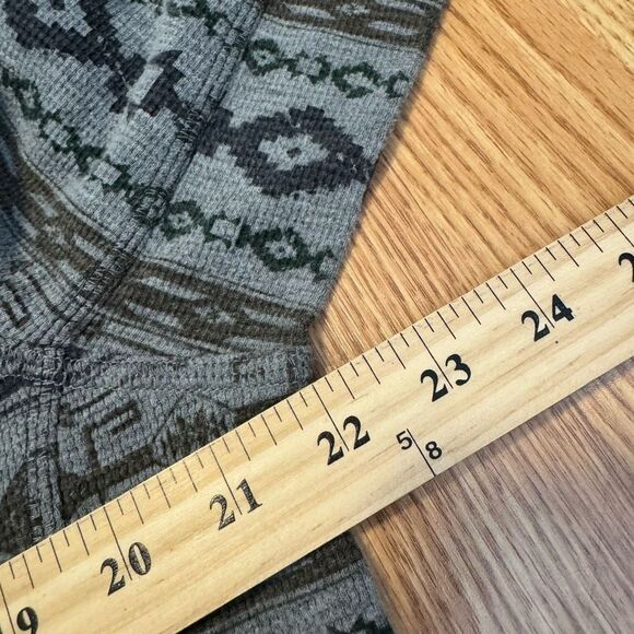 Eddie Bauer Men's Knit Aztec Pullover Sweater Gray Size Large - Picture 7 of 9